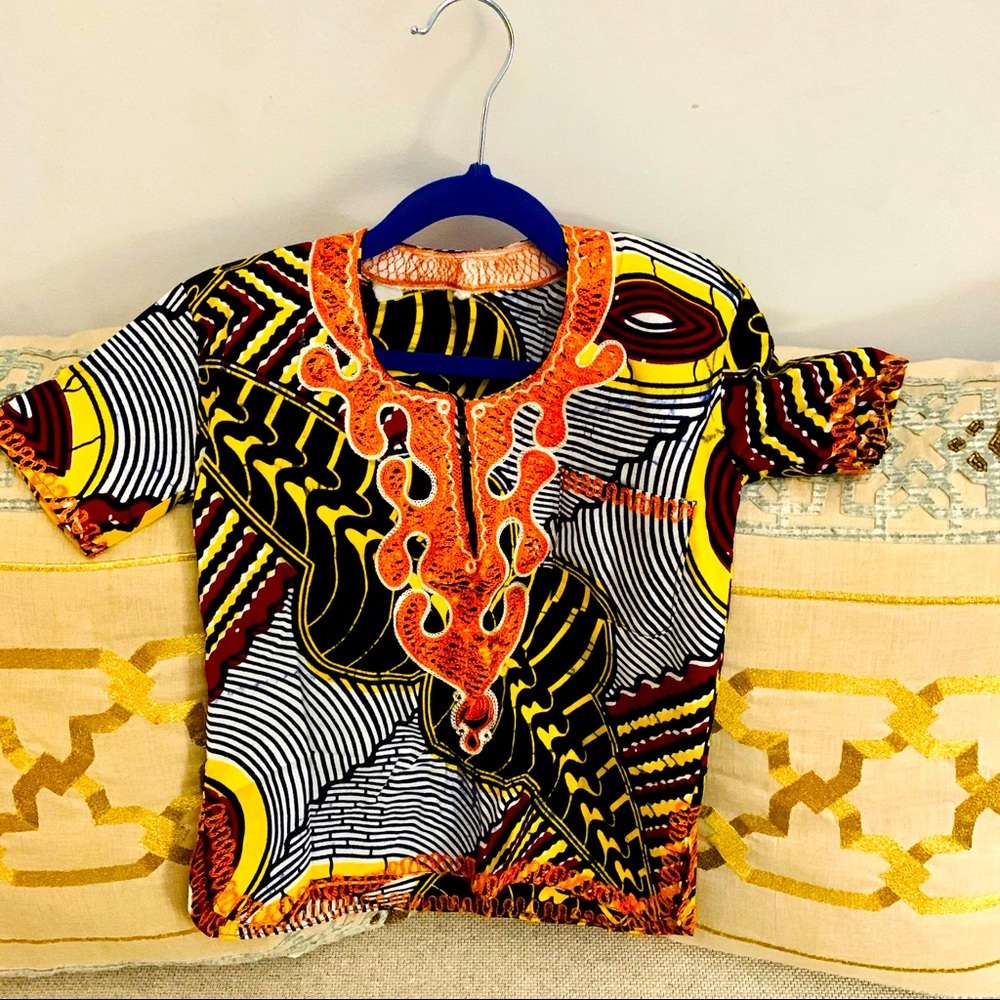 Brand New Authentic African Top (size 3Y)